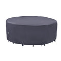 Round Patio Furniture Cover, Grey, 72" Dia x 27.5" H