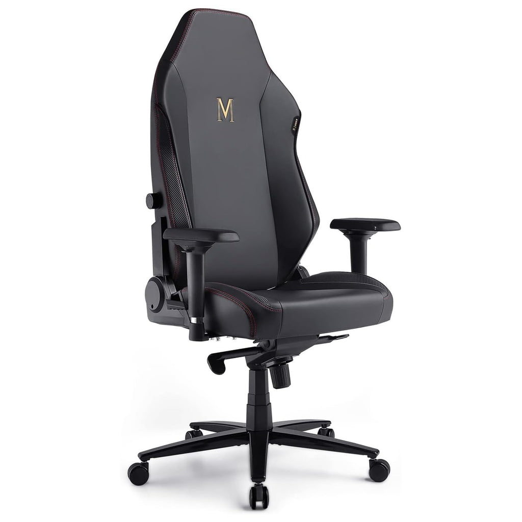 Large Ergonomic Gaming Chair, Black PU Leather, X-Large