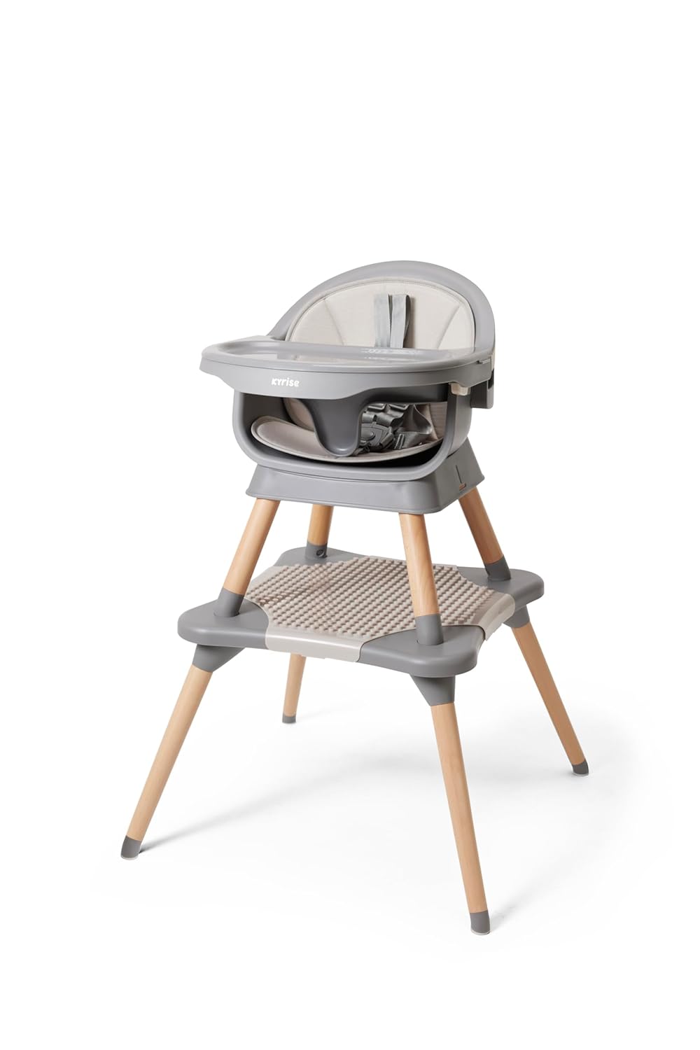 5-in-1 High Chair - Booster - Floor Seat - Toddler Table & Chair | 6 months to 6 years, 3-position tray with cover