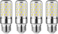 E27 LED Corn Bulbs 12W LED Candelabra Light Bulbs 100W Equivalent 12W LED Candle Bulbs,Daylight White 6000K,E26/E27