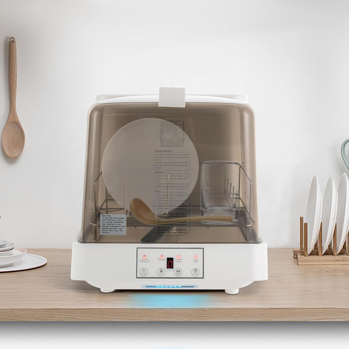 Portable Countertop Dishwashers,Portable Mini Dishwasher Countertop，Countertop Electric Dishes Dishwasher Automatic