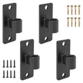 Gate Hinges, 4 Pack Steel Wall Mount Gate Hinge Fit 5/8'' Pin Fence Post Hinge, Heavy Duty Gate Hinges for Wooden or