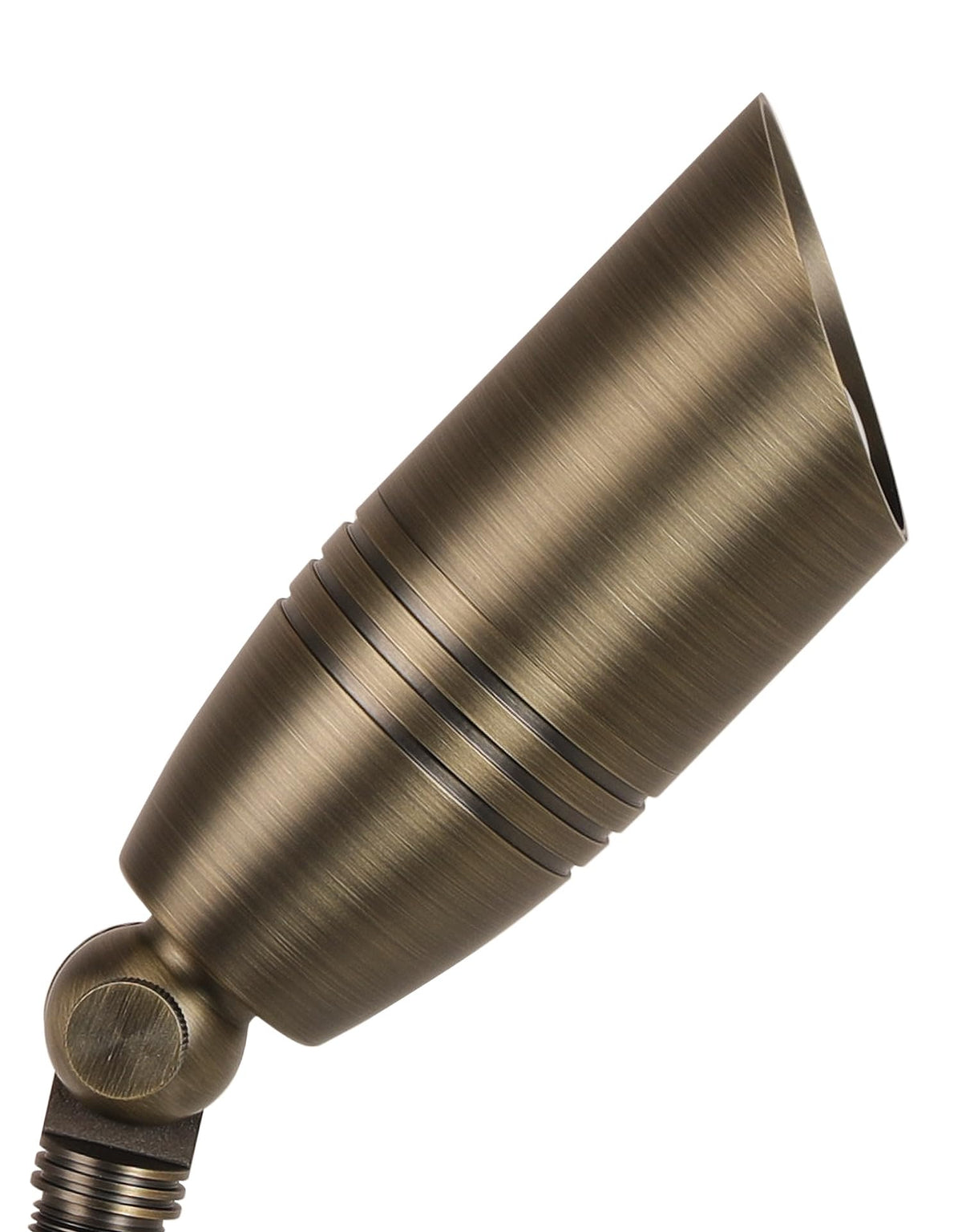Solid Brass Outdoor Landscape Spotlights with 5W 2700K MR16 Bulb,6 Pack
