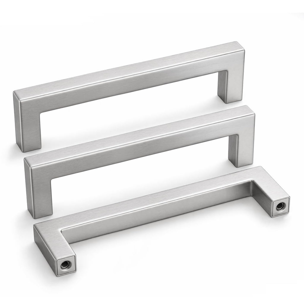 25 Pack 5 Inch Brushed Nickel Cabinet Pulls Kitchen Handles