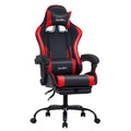 Gaming Chair Office Chair Desk Chair with Footrest Lumbar Support Headrest Armrest Task Rolling Swivel Ergonomic