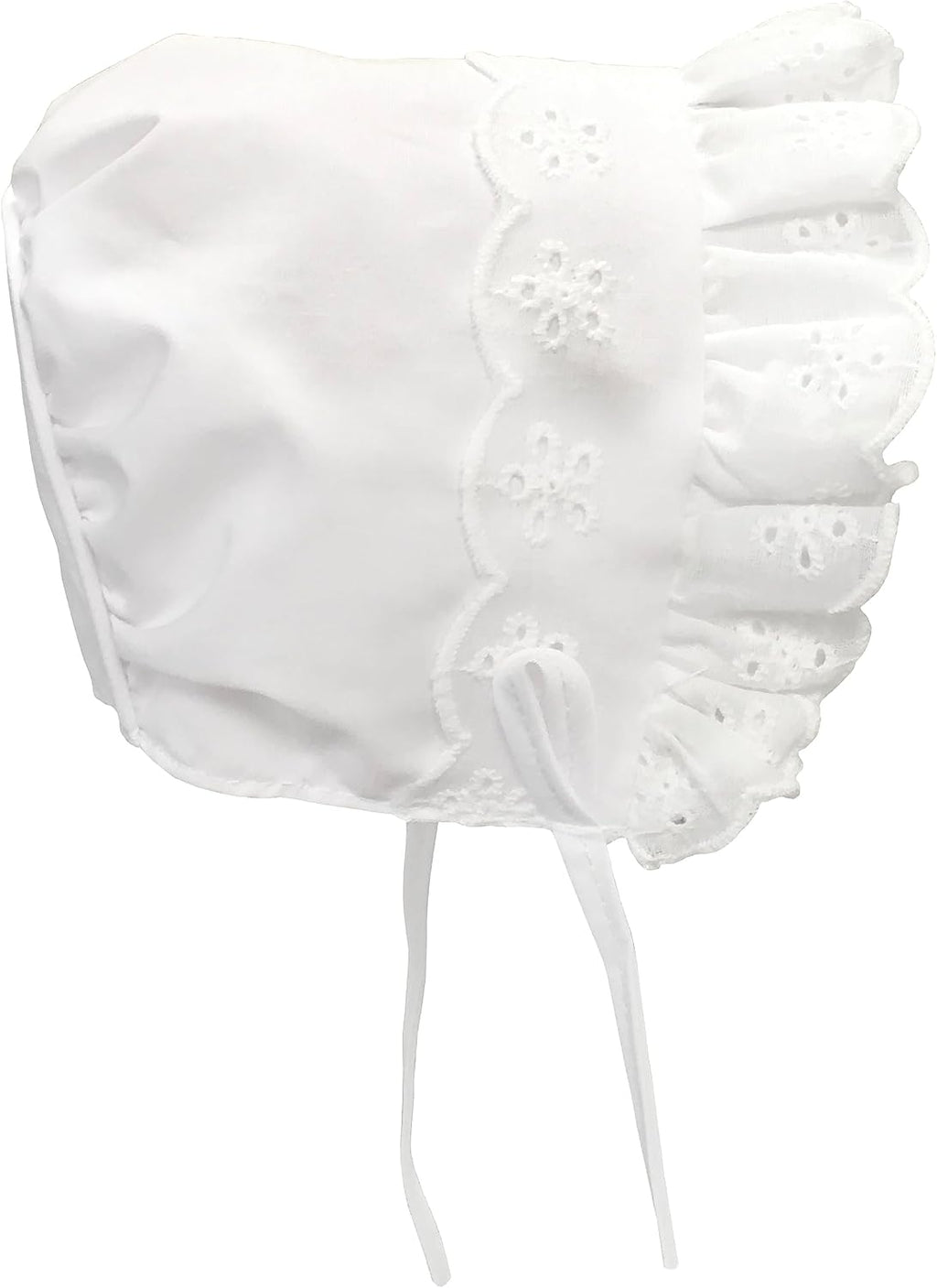 Baby Girls Bonnet White Lace Infant Toddler Sun Hat