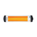 Infrared Heater, Wall or Ceiling Mount, Indoor/Outdoor Electric Patio Heater, Adjustable Thermostat, Silver