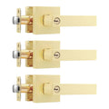 Keyed Entry Door Knob with Lock, Heavy Duty Front Door Handle