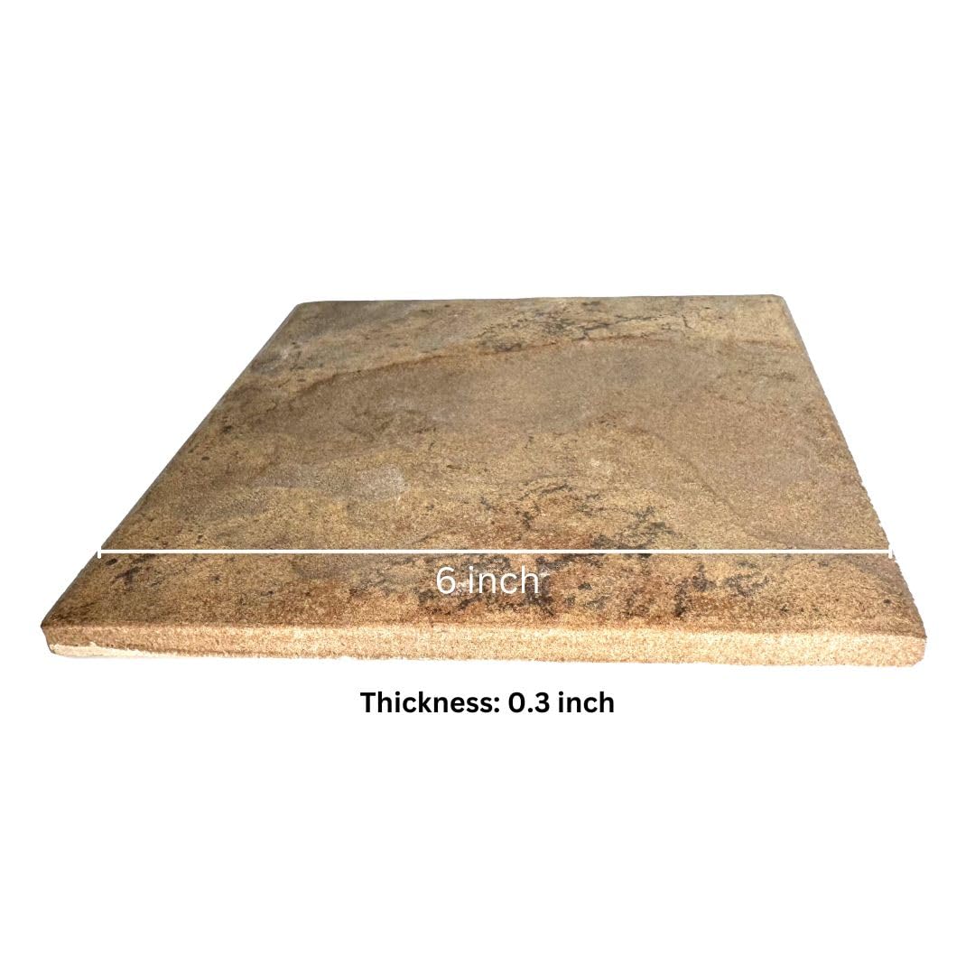 Desert Sand 6x6 Matte Porcelain Tile - Durable Indoor & Outdoor Ceramic Floor and Wall Tile, Stone-Look Finish