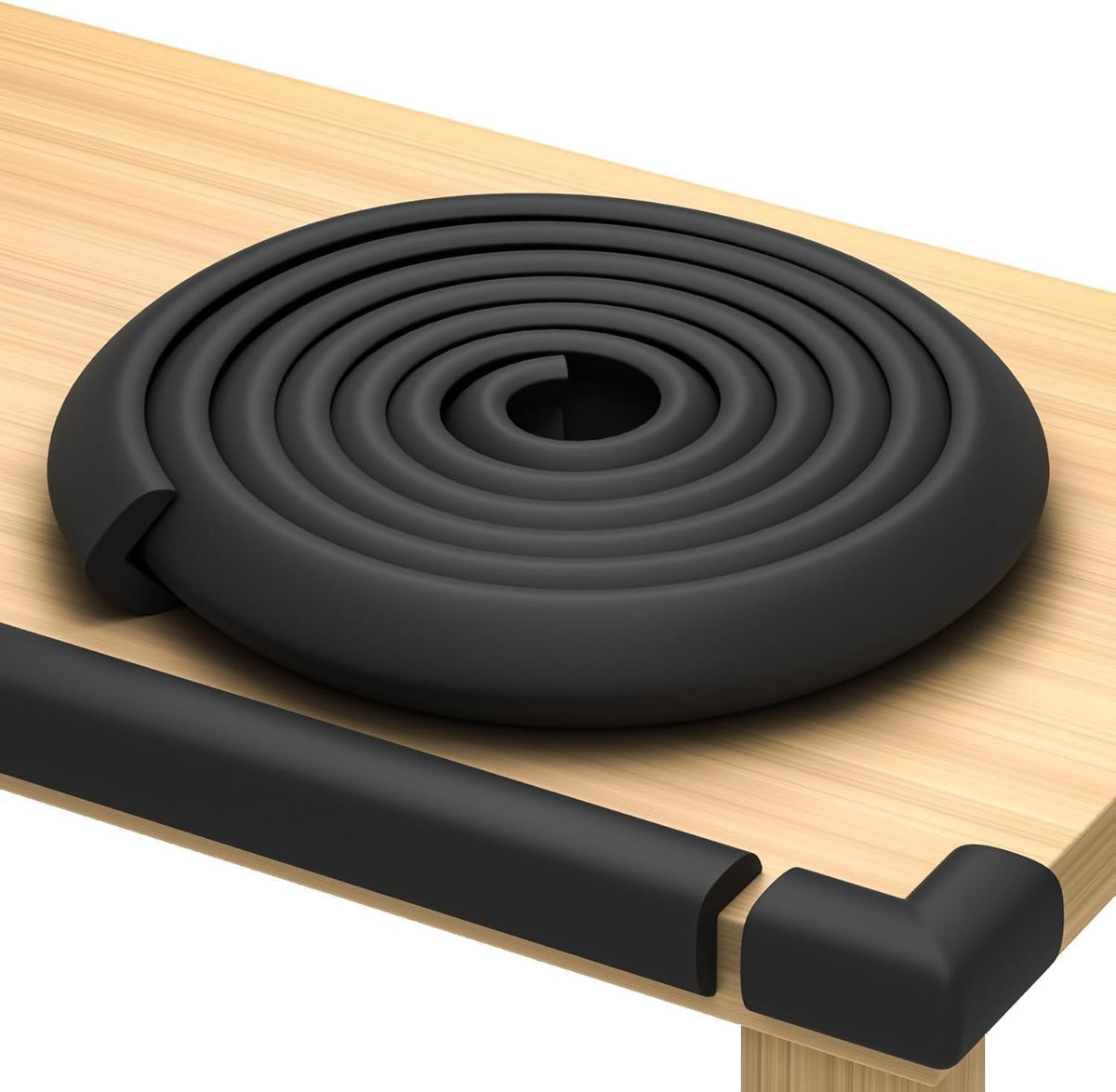 Proof Corners & 15ft Edges with Furniture Corner & Edge Safety Bumpers, Impact-Absorbent Bumper & 4 Foam Corner