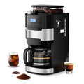 Drip Coffee Maker with Built In Grinder, 10-Cup Grind and Brew Coffee Machine Fully Automatic, Programmable with Brew