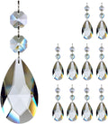 10pcs 63mm Teardrop Chandelier Crystals Replacement Part Clear - Crystal Prism Pendants Glass Beads