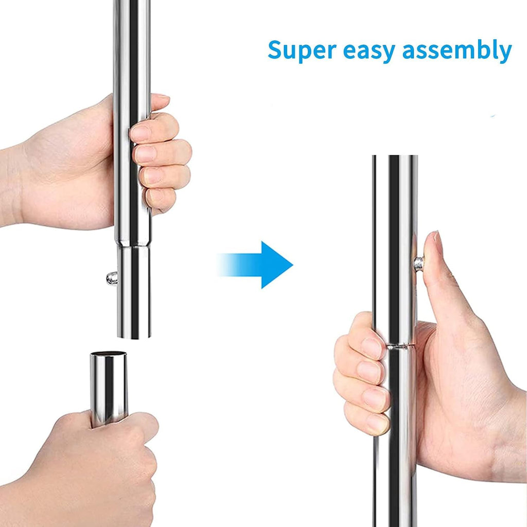Trending Clothing Garment Rack, Extendable Clothes Organizer, Chrome