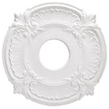 PU Ceiling Medallion, 13"OD x 3.4"ID x 0.8"P Round Home Lighting