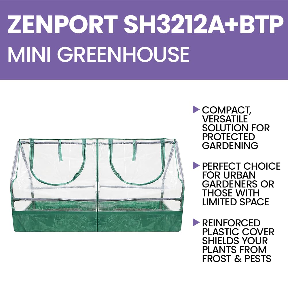 Garden Raised Bed and Cold Frame Greenhouse Cloche