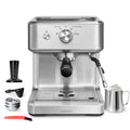 Commercial Espresso Machine|PID&NTC Temp Control with Steam Wand