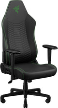 Iskur V2 X NewGen Ergonomic Gaming Chair, Black/Green | Gen-2 EPU Leather with CoolTouch, Lumbar Support, Ultra-Wide