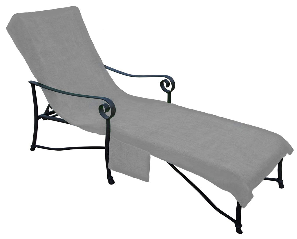 Pool Side 1000-Gram Chaise Cover, Pool Lounge Chair Cover, Lawn Chair Cover, Patio Chair Cover with 10-Inch Slip-on