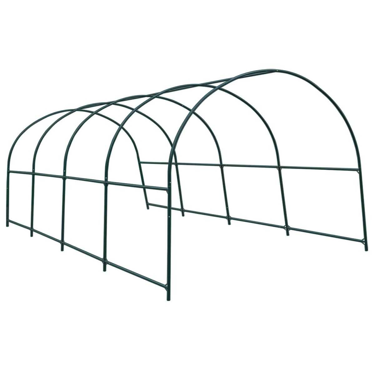 Greenhouse Replacement Frame for 20' X 10' X 7' Larger Hot Garden House, Support Arch Frame Climbing