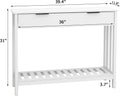Narrow 39-Inch Console Table for a Hallway or Behind the Sofa