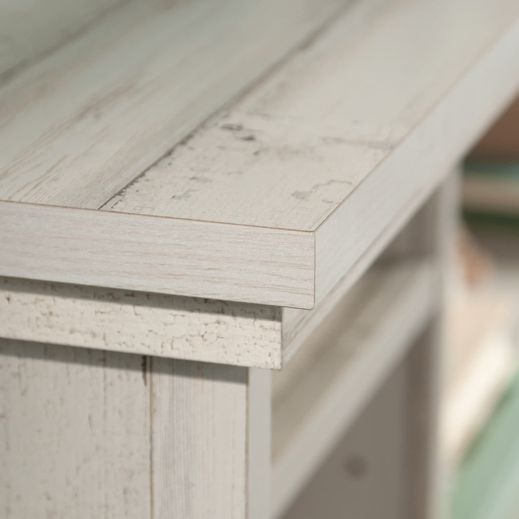 River Ranch Full-Queen Headboard, White Plank Finish