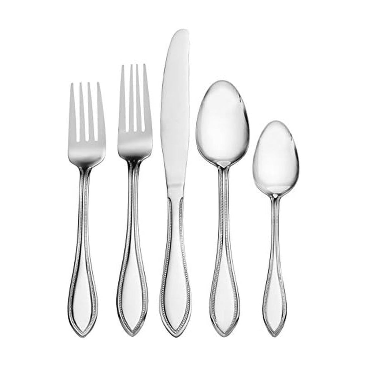 American Bead 20-Piece Stainless Steel Flatware Set, Service for 4