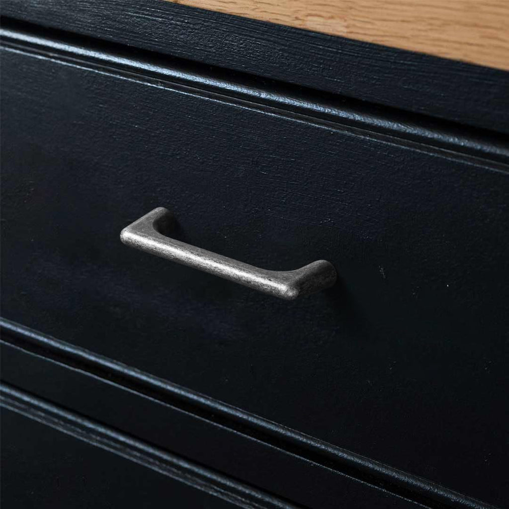 Weathered Nickel Cabinet Pullls with 3 ''(76mm Hole Centers- Retro Style Zinc Alloy Cabinet Handles for
