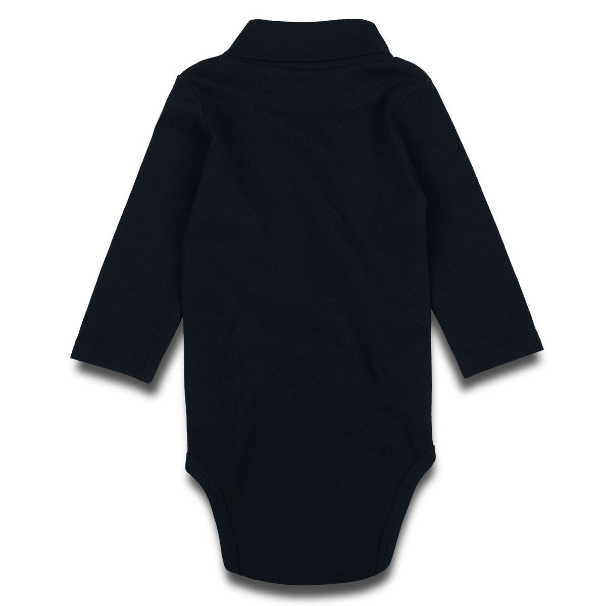 Solid Black Baby Turtleneck Bodysuit Long Sleeve Outfits