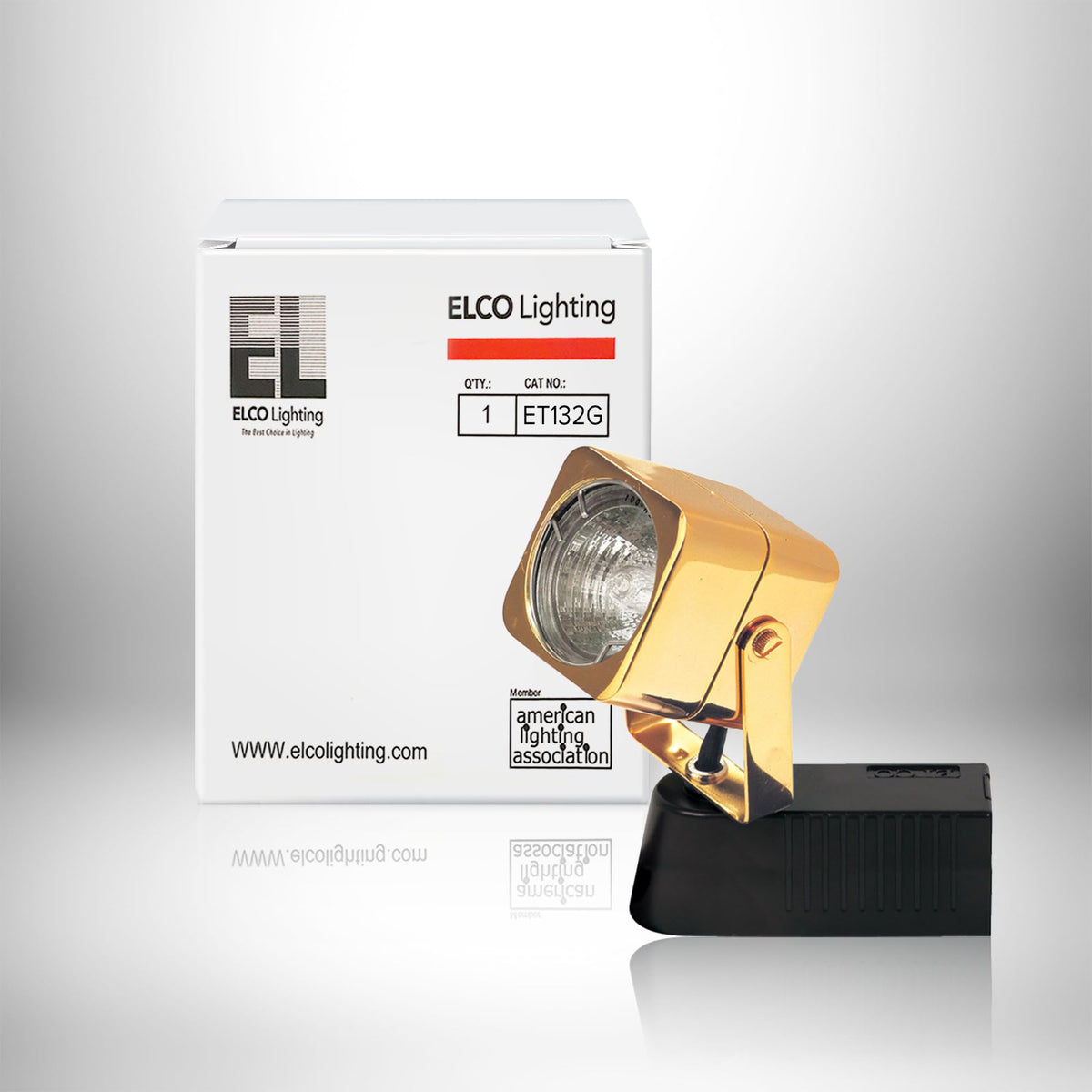 Low Voltage MR11 Track Light Head Gold