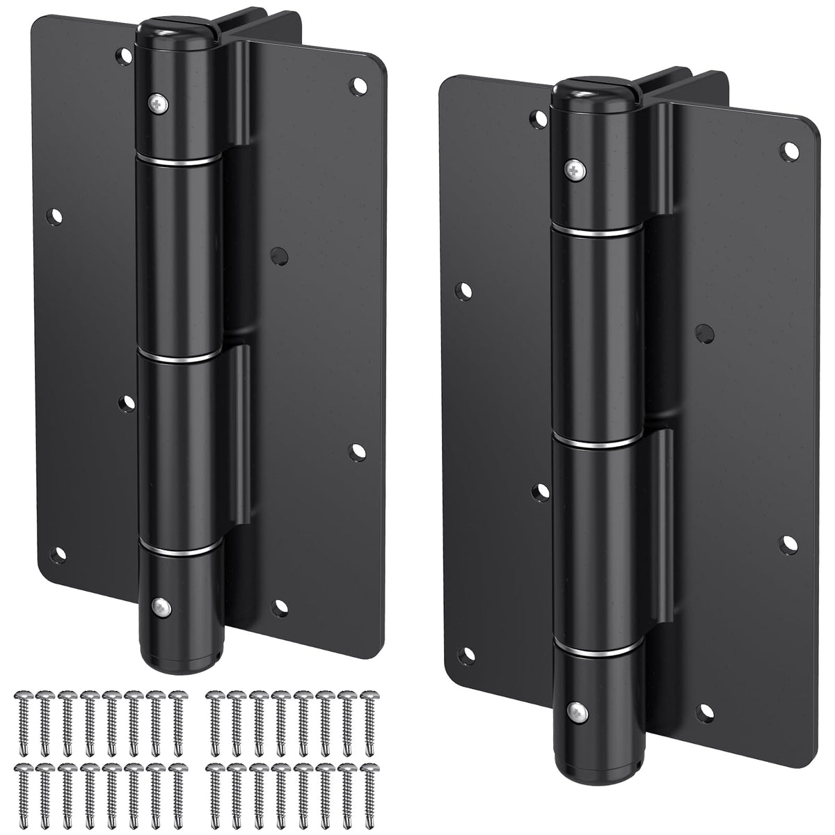 Self Closing Gate Hinges 5-3/4", Non-Adjustable Automatic Closing
