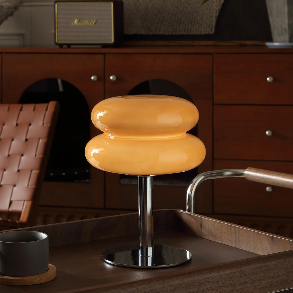 Table Lamp Small Mushroom Lamp, Mid Century Desk Lamps (Copper)