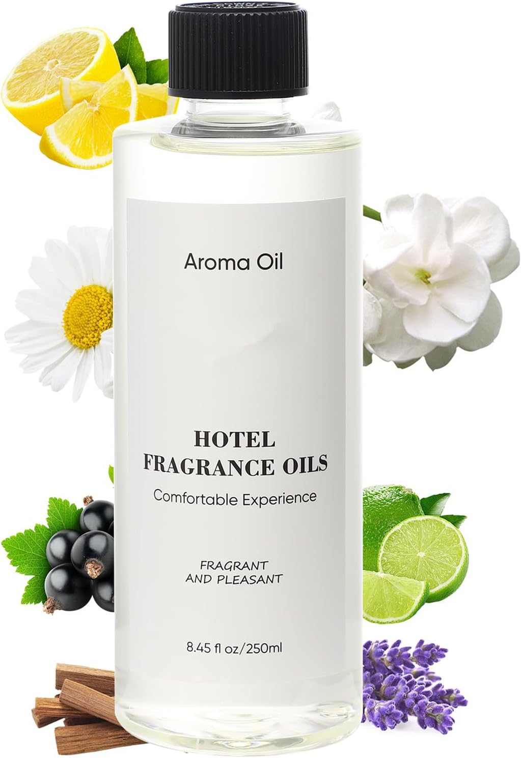 Hotel Diffuser Oil Refill Inspired by The Ritz-Carlton Hotel - 250 ml 8.45 fl oz -Aromatherapy Essential Oil- Lemon