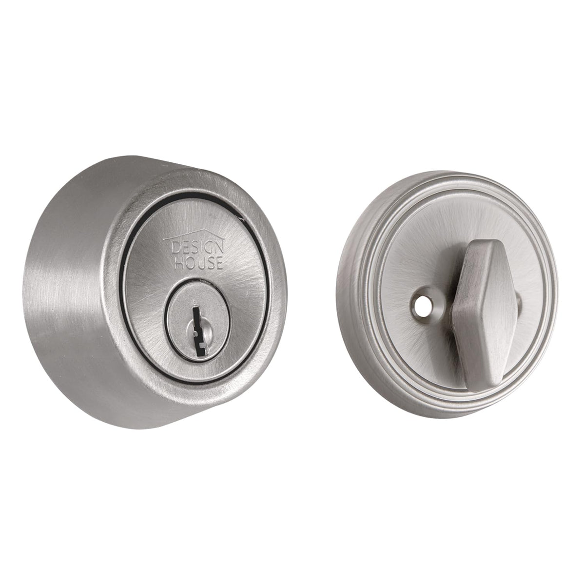 Single Cylinder Deadbolt, Satin Nickel