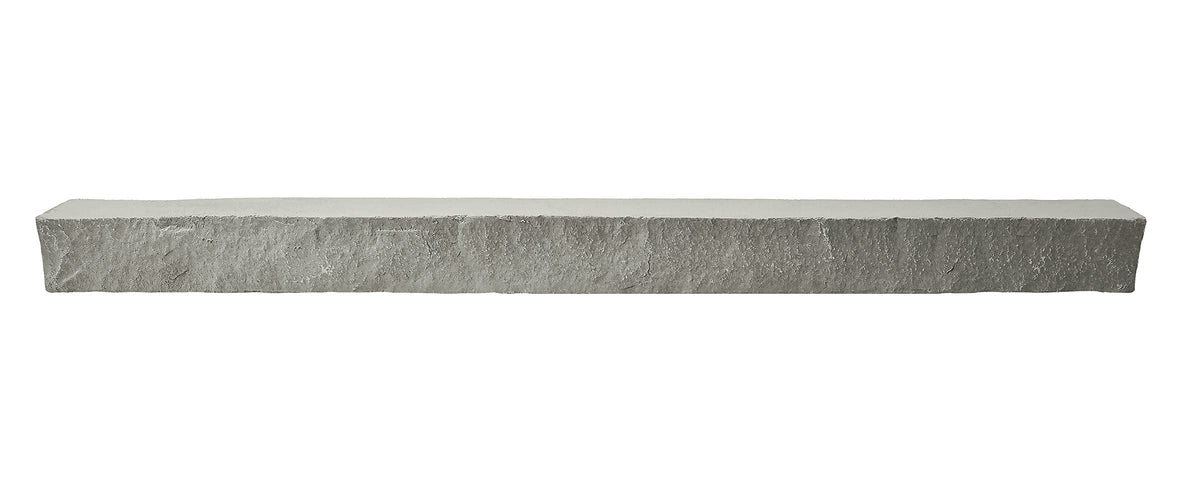 Faux Stacked Stone Ledger 42" x 2" x 3.5" in Northern Slate Color for Do It Yourself Friendly Home Improvement