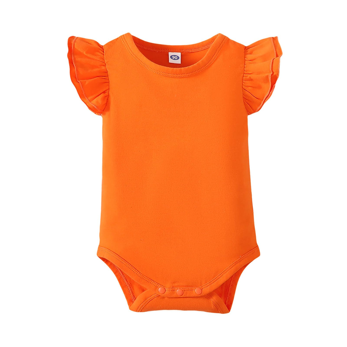 Infant Girl Ruffle Romper Baby Cotton Bodysuit