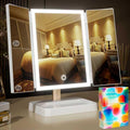 Makeup Mirror Vanity Mirror with Lights, 1X 2X 3X Magnification
