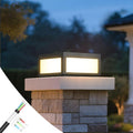 Outdoor Post Lights Hard Wired, 11.8" Column Light, Modern Pillar Lights Outdoor Waterproof