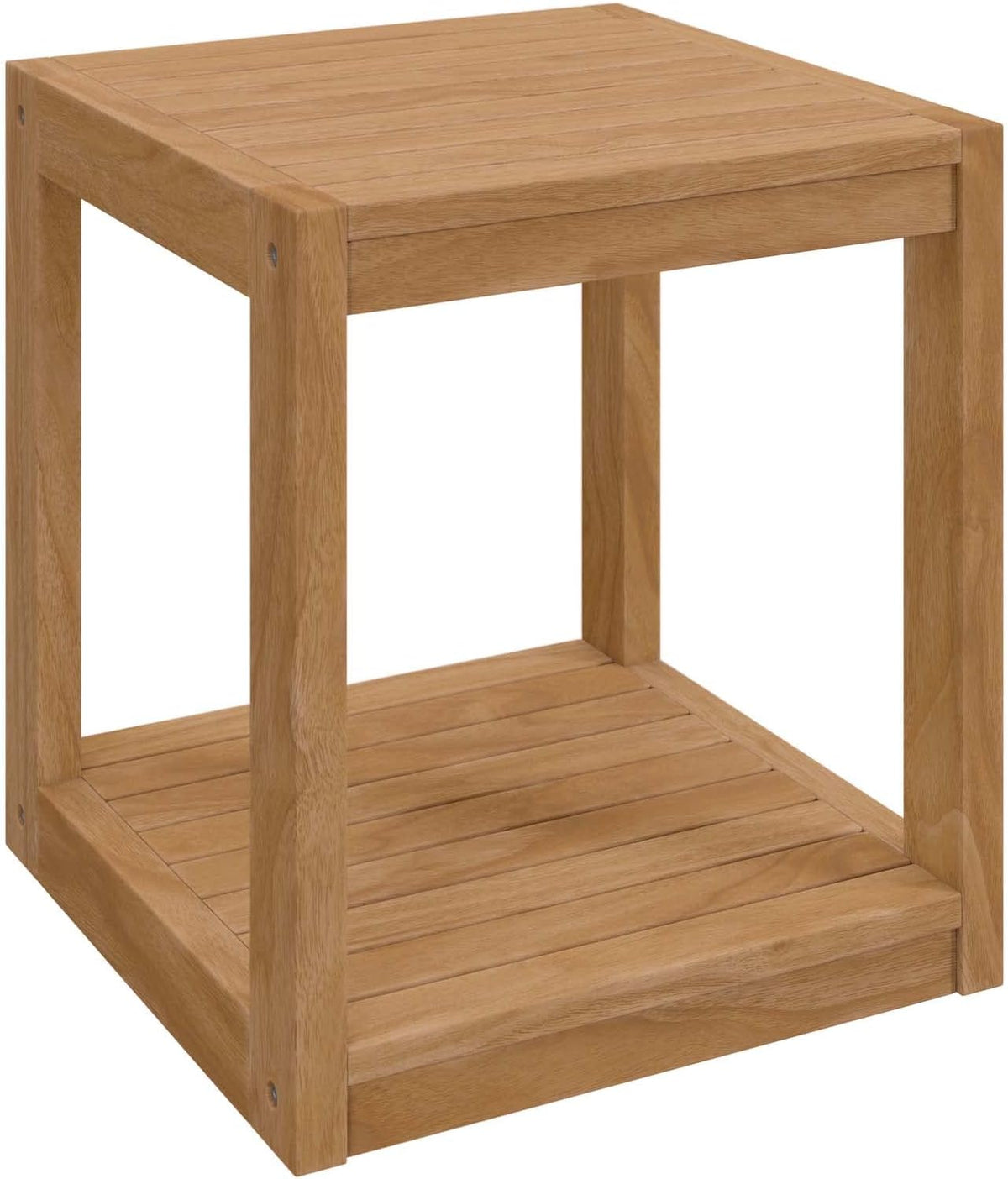 Carlsbad 6-Piece Teak Wood Outdoor Patio Set in Natural White