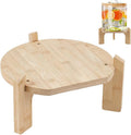 Bamboo Wood Drink Dispenser with Stand, Fit Max 13Inch Diameter - Set of 3