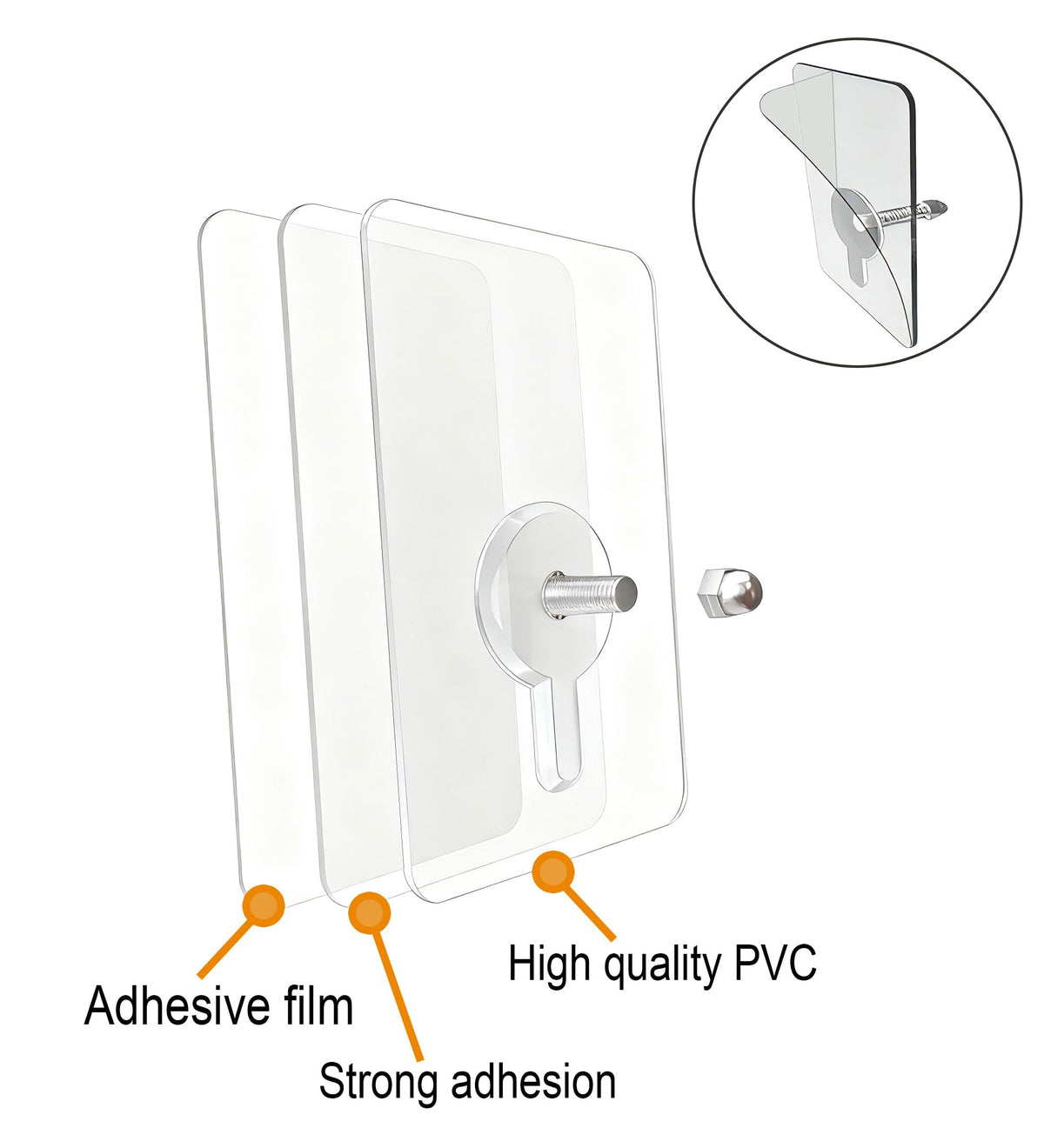10 Pack, 16 inches Furniture Anchors Kit for Baby Proofing, Adhesive TV Safety Straps Use to Prevent Falling and Anti
