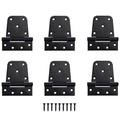 3-1/2" Heavy Duty Gate Hinges, 6 Pack T Strap Hinge