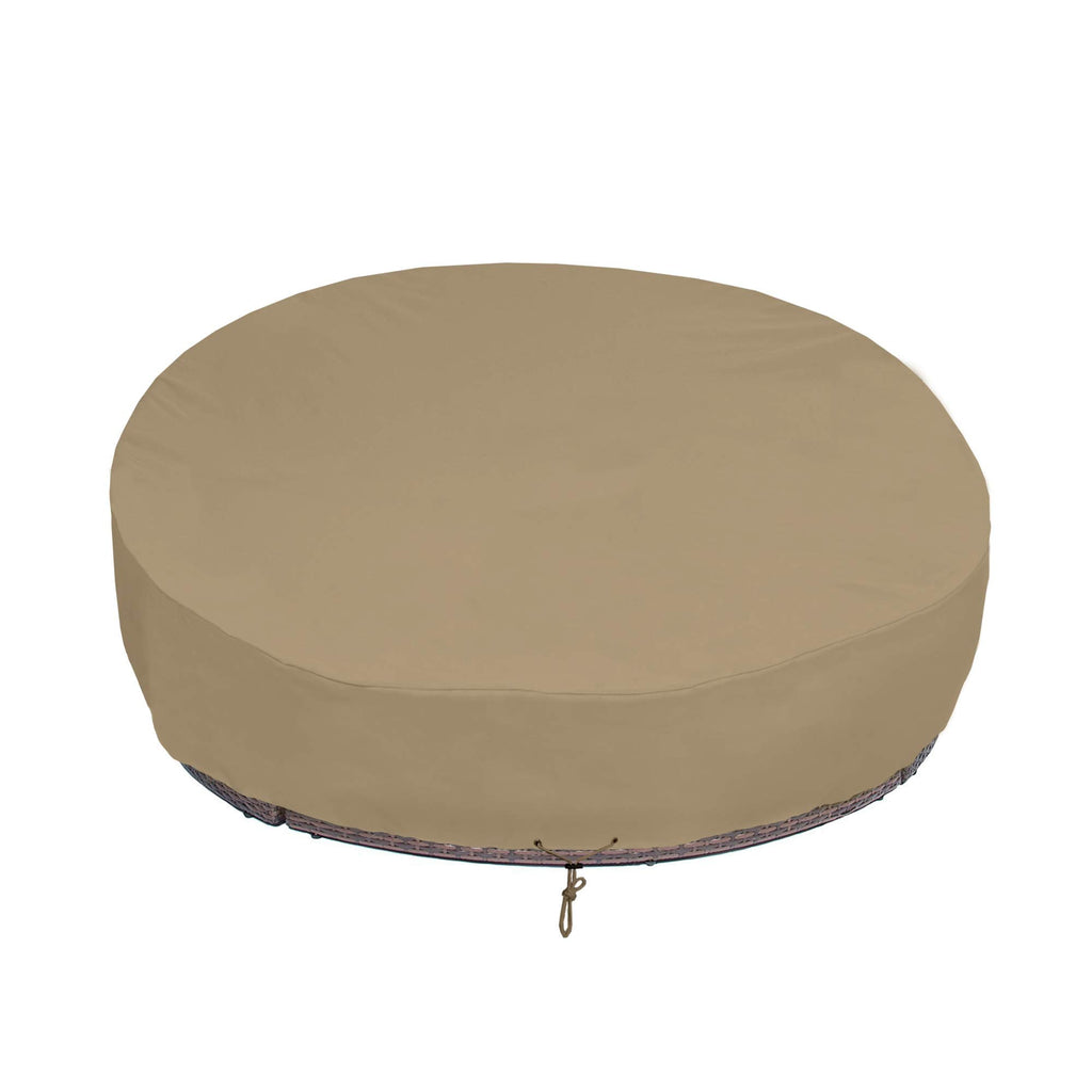 Outdoor Daybed Cover 88 Inch, Heavy Duty Waterproof Patio Furniture Sofa Cover with Taped Seam, FadeStop Material