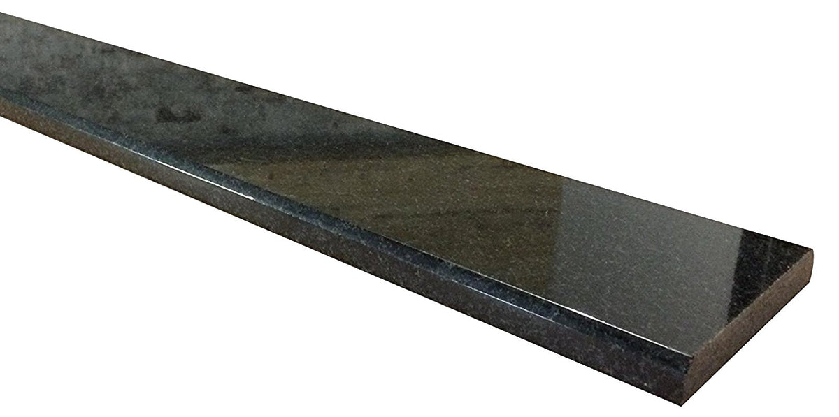 Absolute Black Granite Doorway Floor Trnasition Tile Threshold (Marble Saddle) Polished, Maintenance Free, Stain