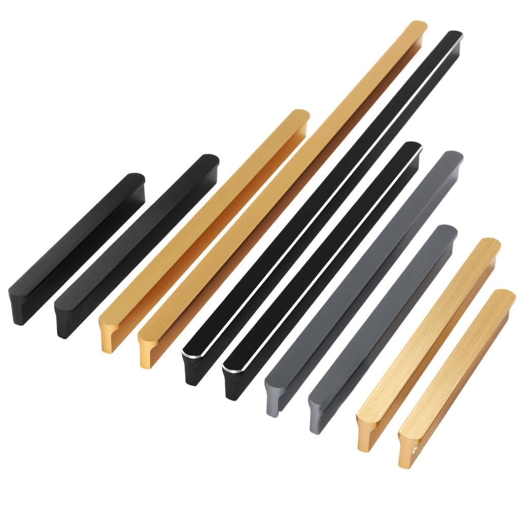 5 Pack Grey Cabinet Pulls - Kitchen Hardware Handles for Dresser Drawers -T Shape Cabinet Hardware (23.62 inch,Grey)