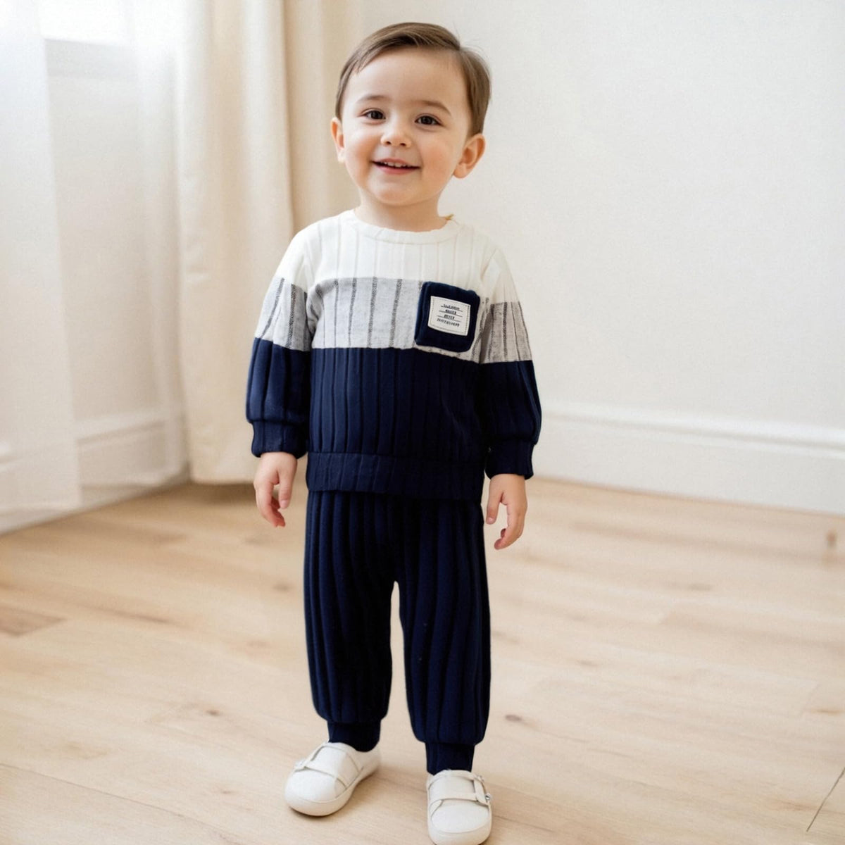 Infant Baby Boys Fall Outfit Pants Sets Long Sleeve 3 6 12 18 2 3 T Toddler Boy Pullover Pants