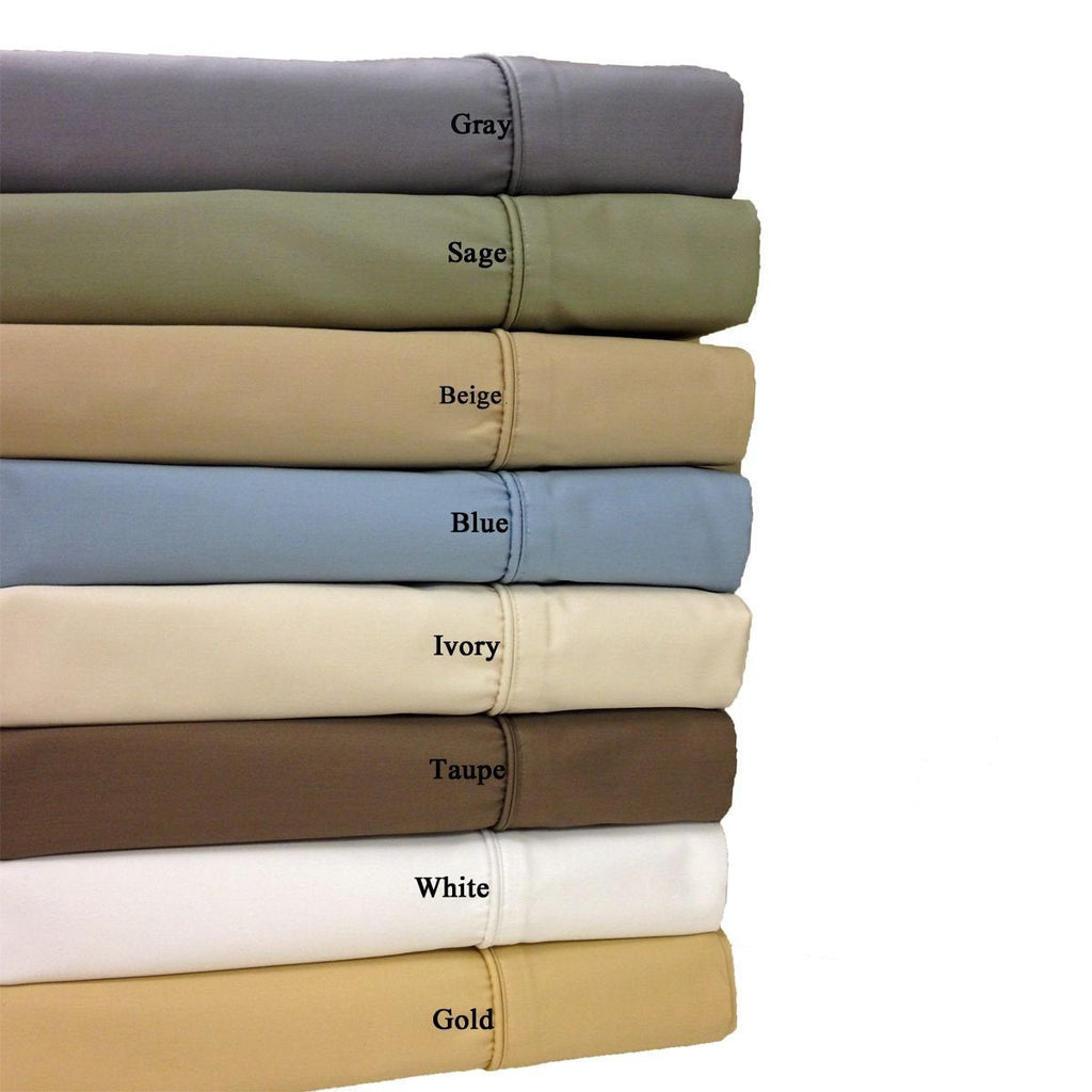 Cotton-Blend Duvet Covers Wrinkle-Free Soft Cool and Breathable - 650 Thread-Count 2 Piece Duvet Cover Set