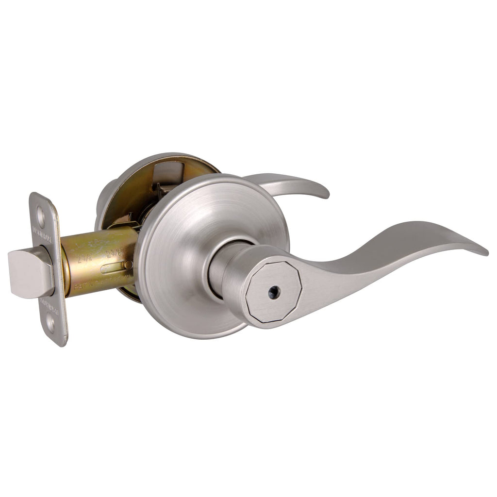 Springdale Privacy Door Lever, Satin Nickel