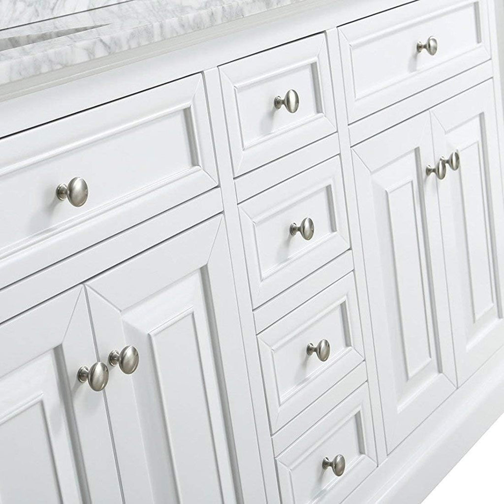 10 Pack Brushed Nickel Cabinet Knobs, Single Hole Dresser Pulls, Satin Nickel Knobs, Drawer Knobs, Silver Hardware for Door, Kitchen and Drawer