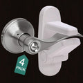 Child Proof Door Lever Lock,ABS with 3M Adhesive Backing,4 Pack