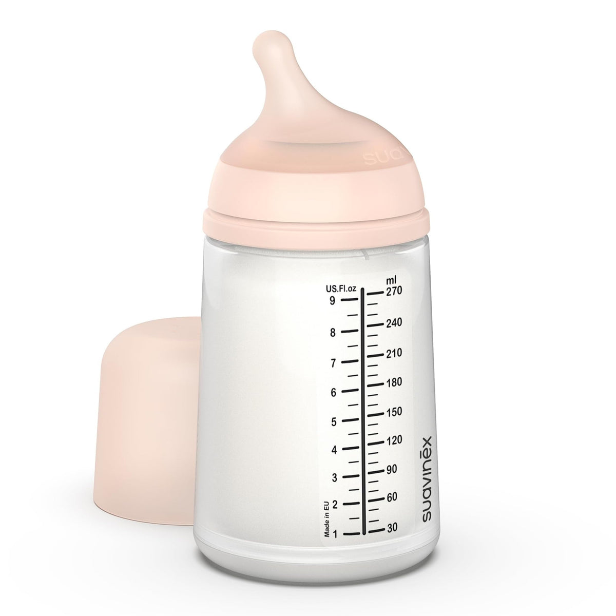 Zero Zero Anti Colic Baby Bottle, 9 Oz, Fair, 1-Pack